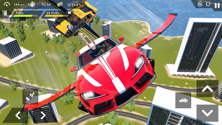Flying Car Sim: Car Games 2022游戏截图