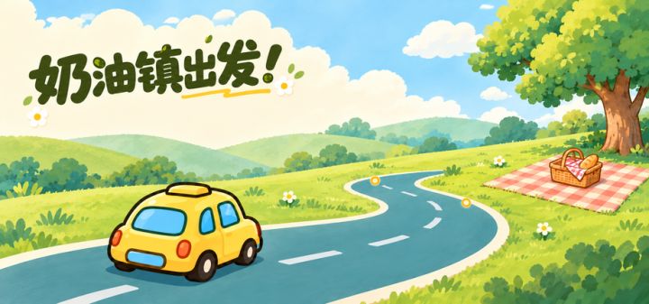 奶油镇出发! 封面