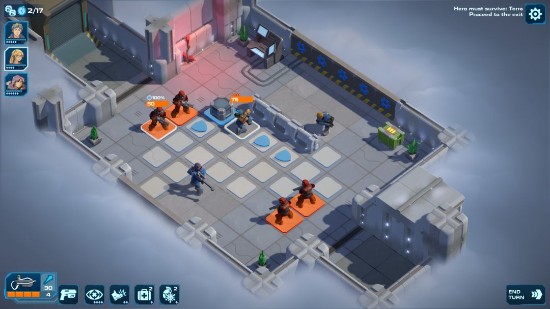 Spaceland: Sci-Fi Indie Tactics游戏截图
