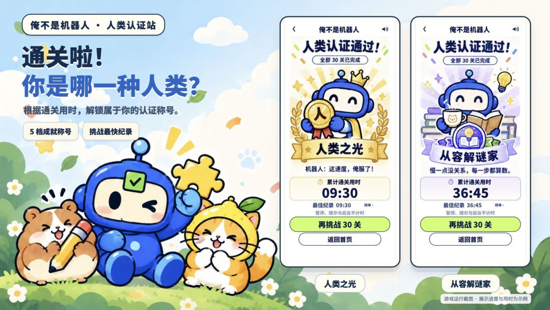 俺不是机器人游戏截图