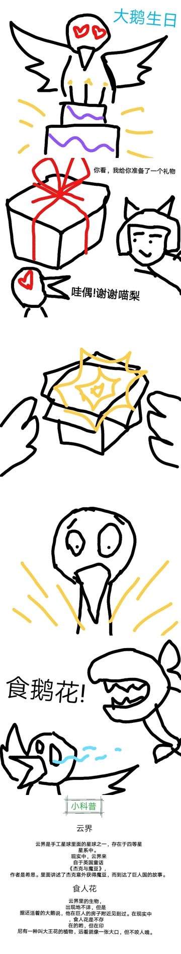 星球同人站 ｜如果大鹅过生日的话，会得到什么样的礼物呢？