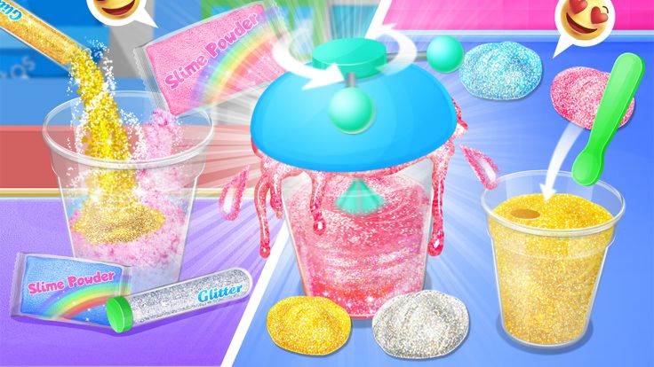 Glitter Slime Kit游戏截图