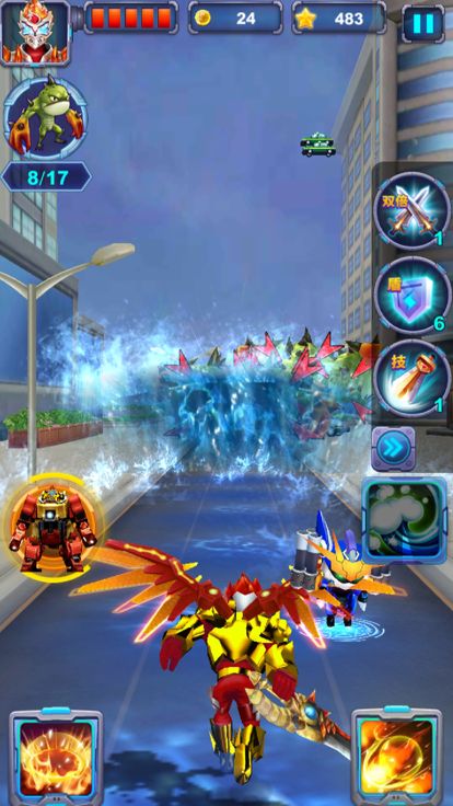 铠甲勇士英雄归来 - 官方正版跑酷游戏游戏截图