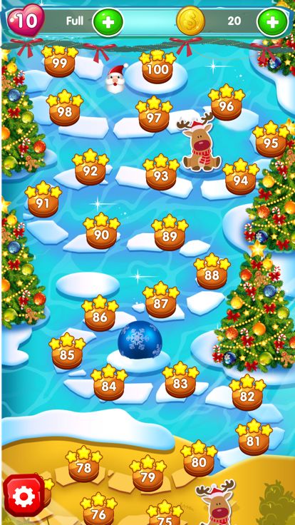 Christmas Santa Bubble Shooter游戏截图
