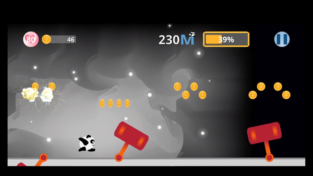 滚动熊猫游戏截图