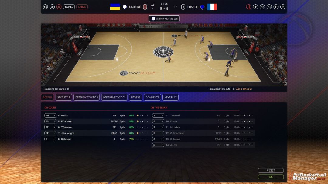 Pro Basketball Manager 2016游戏截图