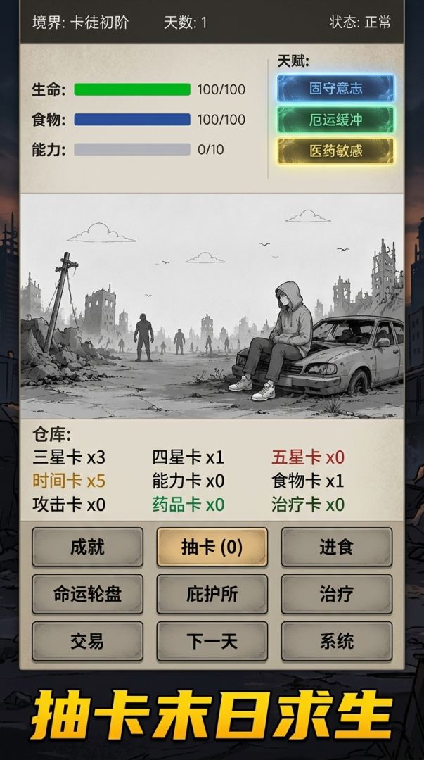 全民抽卡求生游戏截图
