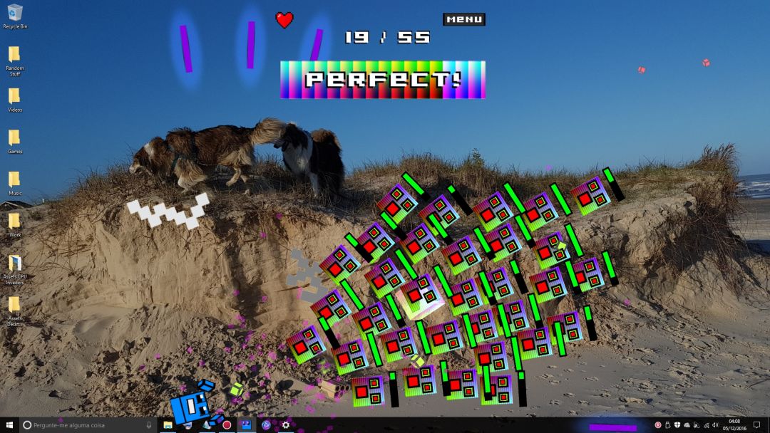CPU Invaders游戏截图