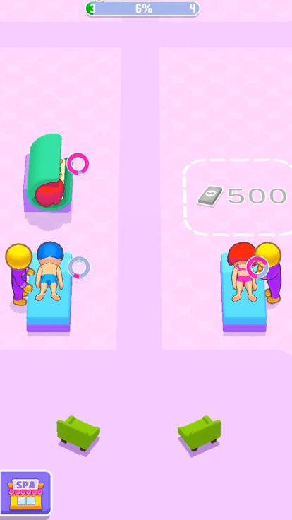 IDLE Spa Salon - 3D Arcade游戏截图