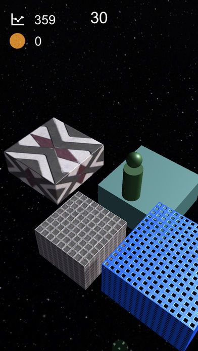 跳一跳太空求生休闲小游戏 Crazy Jumps游戏截图