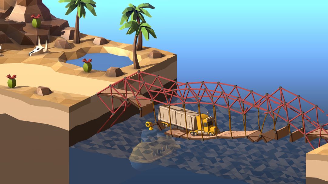 Poly Bridge 2游戏截图