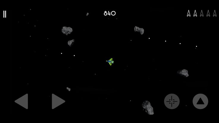 小行星 3D - 太空射击游戏游戏截图