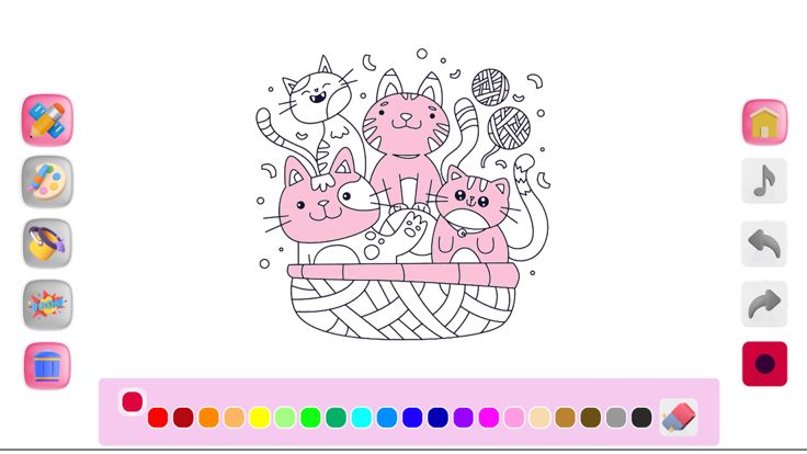 Kawaii Coloring Book Kids游戏截图