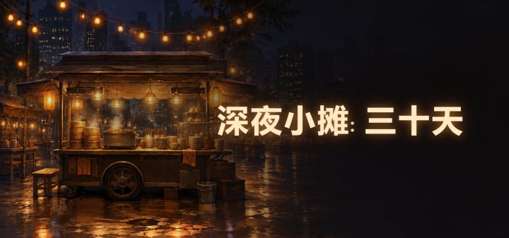 深夜小摊:三十天 封面