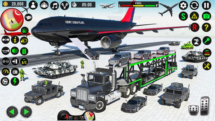Army Truck Drive Offroad Game游戏截图