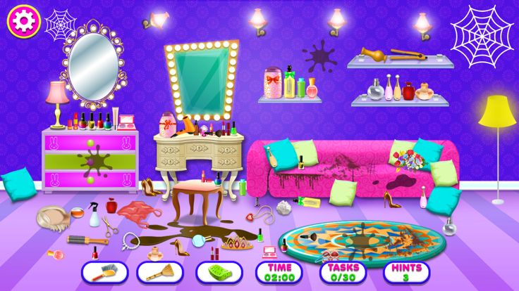 Doll House Cleanup Design Game游戏截图