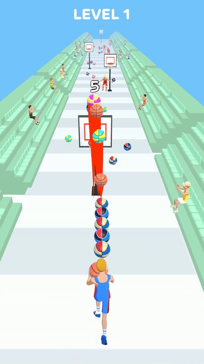 Hoops Stack游戏截图