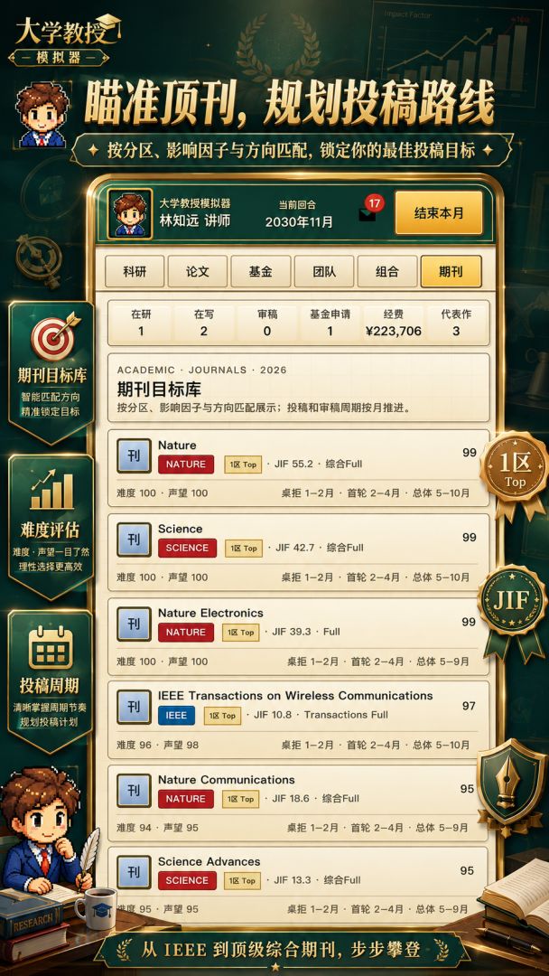 大学教授模拟器游戏截图