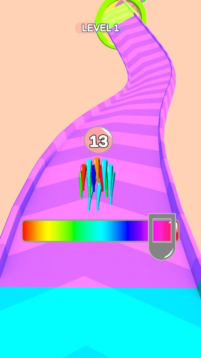 Colorful Hair 3D游戏截图