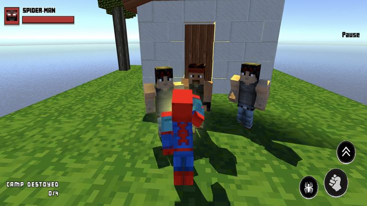 Minecraft Spider-Man Adventure游戏截图