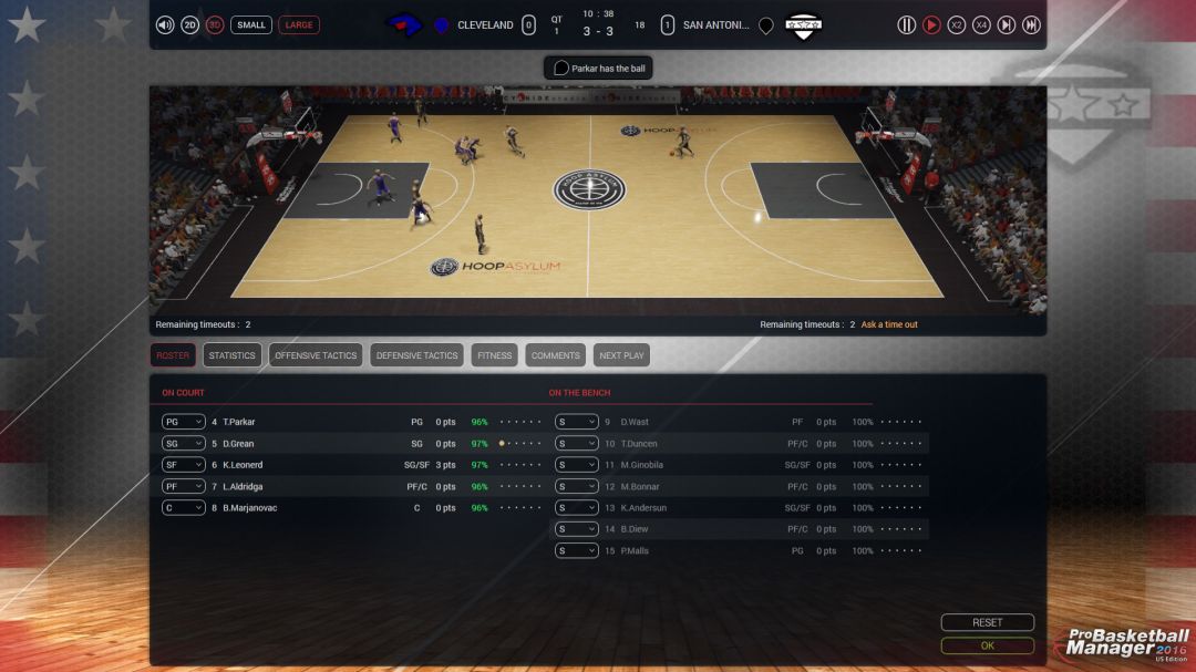 Pro Basketball Manager 2016 - US Edition游戏截图