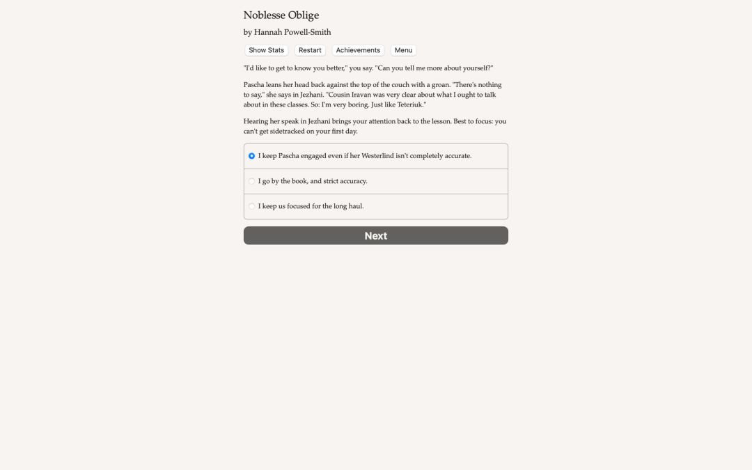 Noblesse Oblige游戏截图