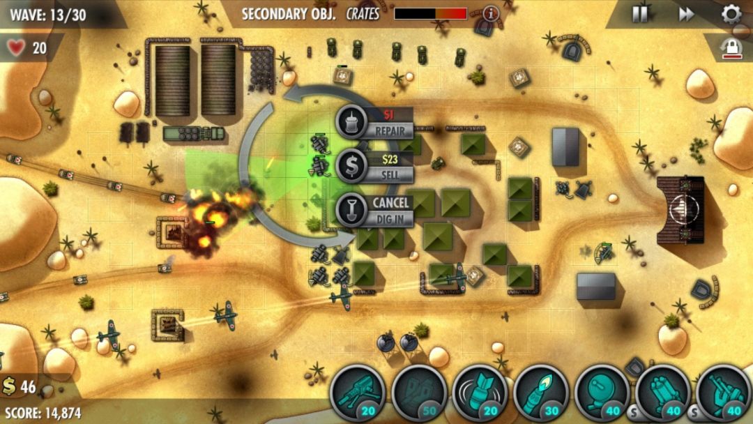 iBomber Defense Pacific游戏截图