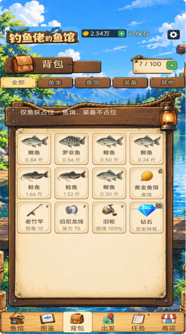 钓鱼佬的鱼馆游戏截图