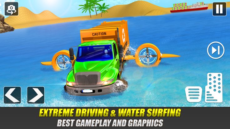 卡车驾驶：垃圾车游戏截图