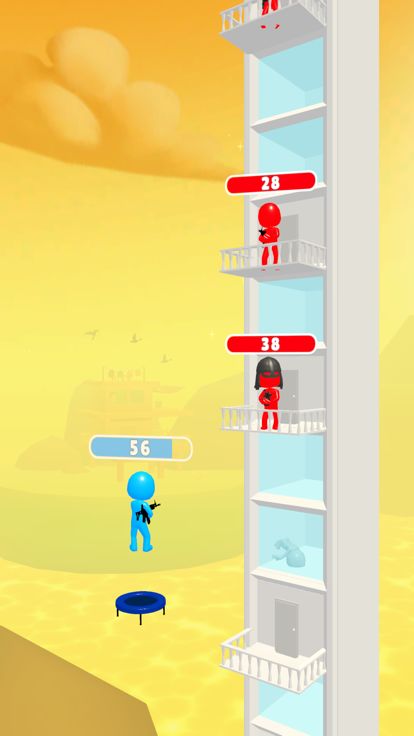 Trampoline Shot游戏截图