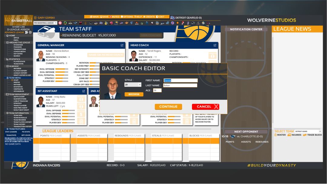 Draft Day Sports: Pro Basketball 2019游戏截图