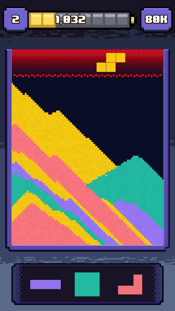 流沙俄罗斯方块游戏截图