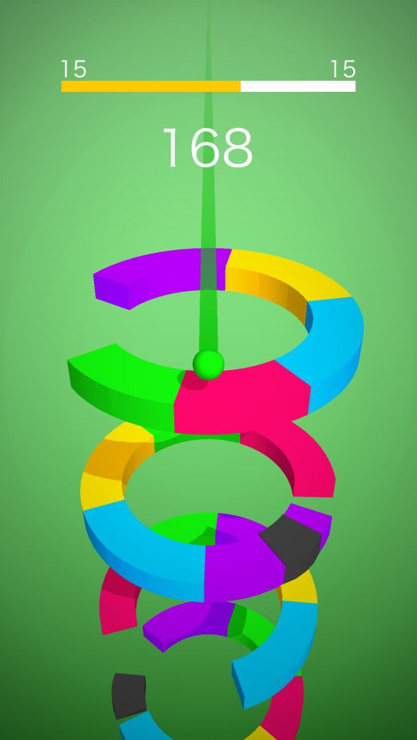 彩球跳塔游戏截图