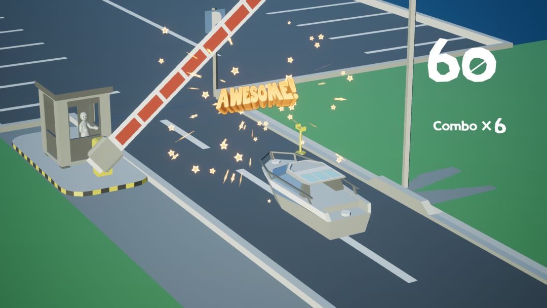 我，停车场的杆？游戏截图