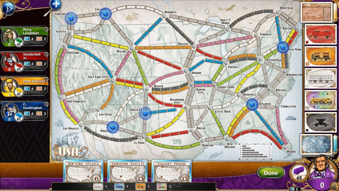 Ticket to Ride: Classic Edition游戏截图