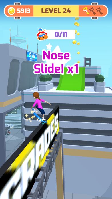 Skater Race游戏截图