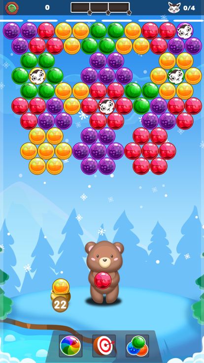 Bubble Shotter Racon Rescue游戏截图