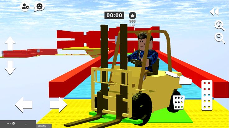 Obby Unreal Forklift Online游戏截图