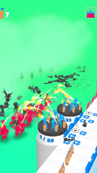 Defender Run: Giant & Archers游戏截图