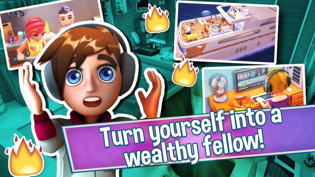 Youtubers Life：游戏频道 - 疯狂传播！游戏截图