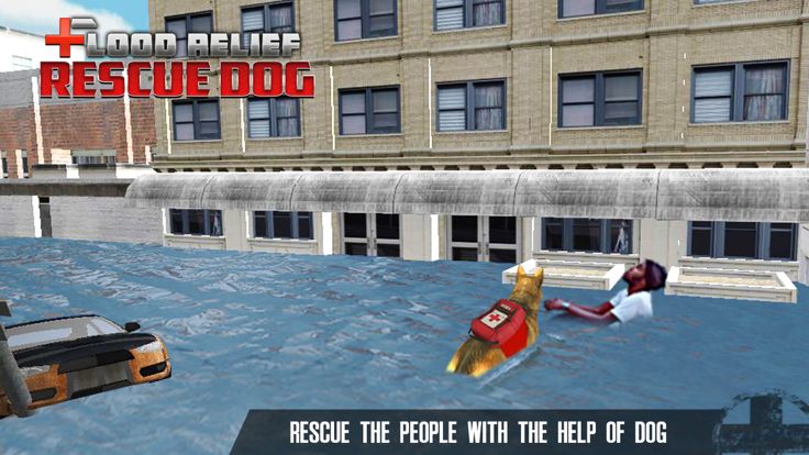 洪水救灾救援犬  救困人生活游戏截图