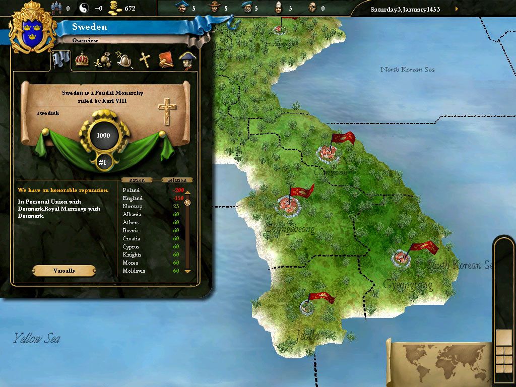 Europa Universalis III Complete游戏截图