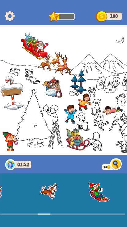 Sticker Puzzle - Coloring Book游戏截图