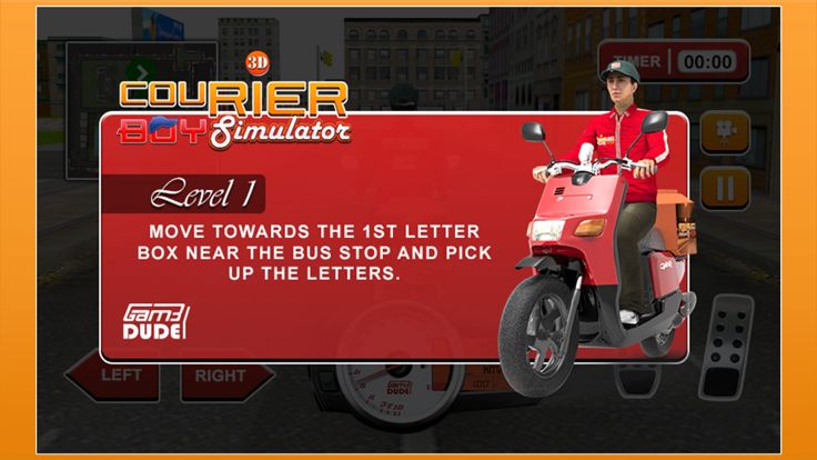 3D Courier Boy Simulator - Best courier, postal service and rider simulation game游戏截图