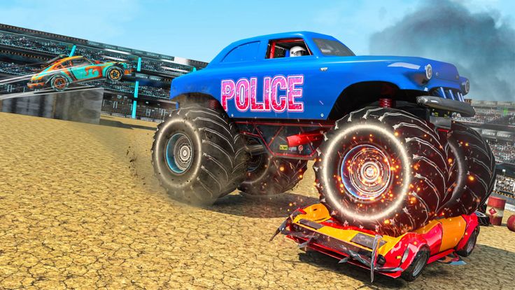 US Police Monster Truck Derby游戏截图