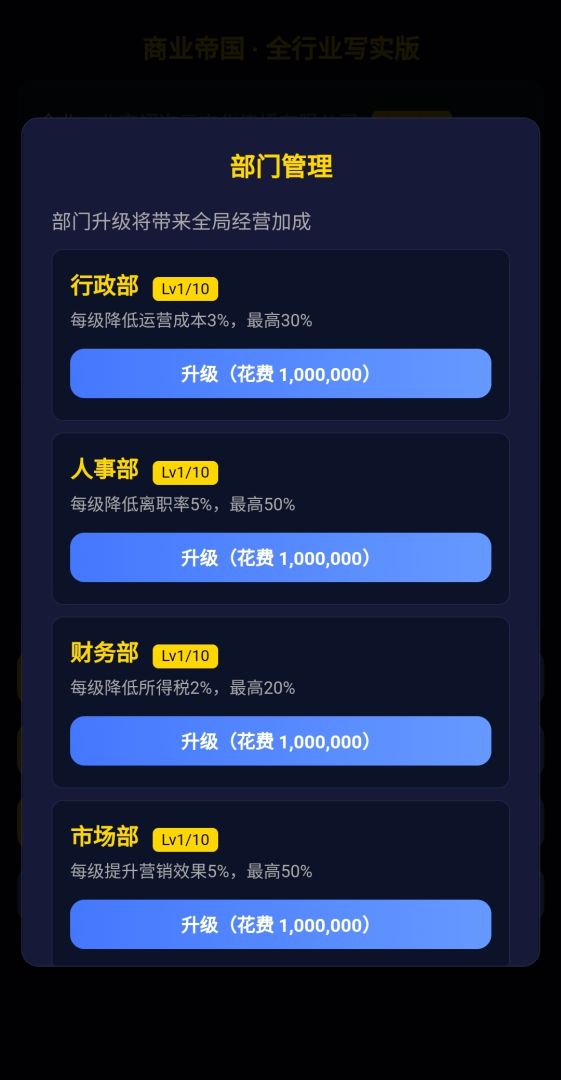 商业帝国游戏截图