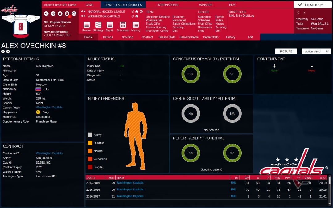 Franchise Hockey Manager 3游戏截图