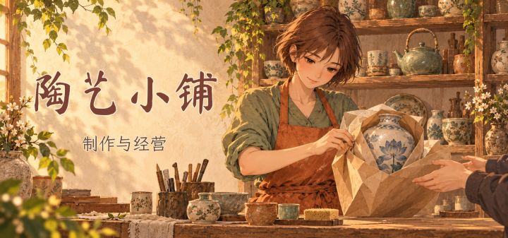 陶艺小铺：制作与经营 封面