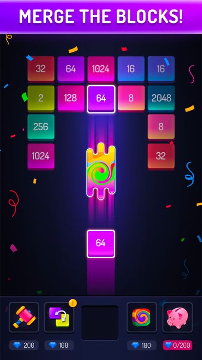 Merge Block - Number Drop游戏截图