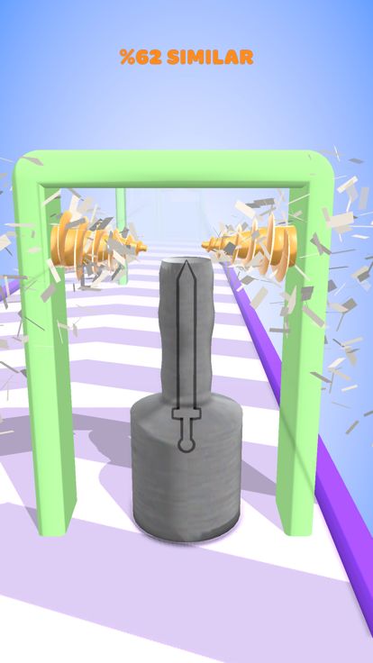 Sculpture Runner 3D游戏截图